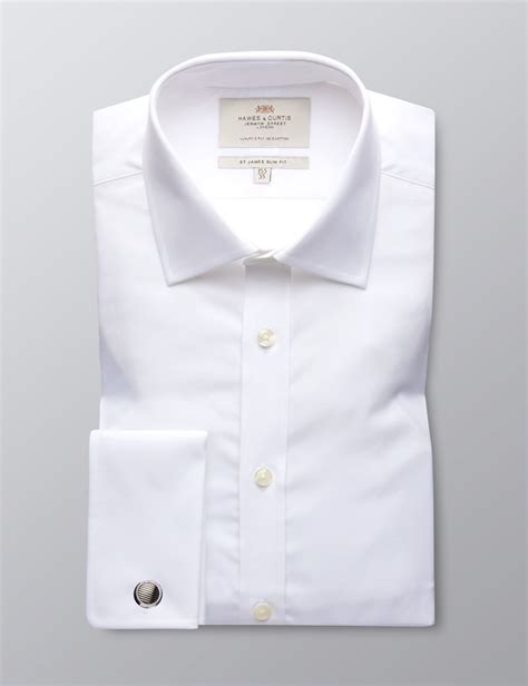 men's burberry formal white shirt with vintage cuffs|Cotton Formal Shirt in White .